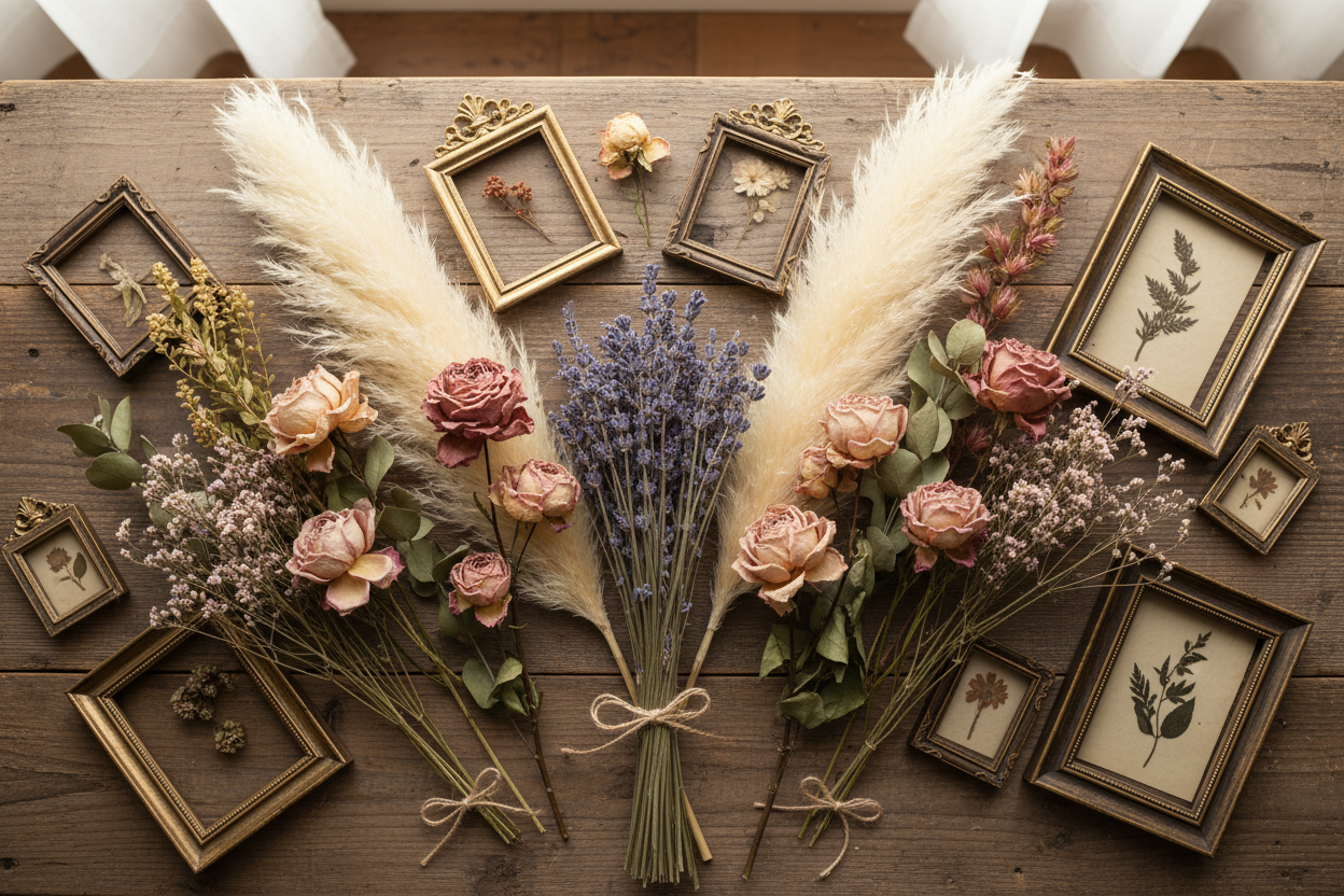How to Use Dried Flowers for Long-Lasting Home Decor