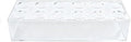 Acrylic Flower Vase Rectangular Centerpiece, 12 Inch Clear Rectangle Floral Vase for Dining Table