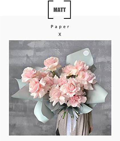 FWSA WRAPS Flower Wrapping Paper Roll Korean Floral Bouquet Packing Supplies Waterproof Fresh Flowers Gift Packaging Marterials (COLOR 15) 22.8 x 396 inches