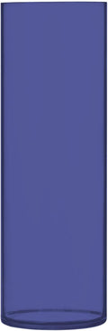 Flower Vase Clear Plastic Cylinder Vases Decor for Centerpieces Home Storage Office Weddings Navy Blue 11.8 x 3.9 in