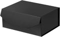 1Pcs Black 9.5x7x4 Inch Gift Box, Small Magnetic Box with Lid Black Small Gift Boxes for Groomsman proposal Foldable Magnetic Closure Storage Boxes
