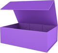 Purple Gift Box 10" x 6" x 3" with Magnetic Closure Lid Gifts Boxe for Presents,Bridesmaid Gift Boxes,Cute Box,Birthday Gift Boxs,Luxury for Gifts Packaging, Magnetic Gift Box for Wrapping Gifts (Purple)