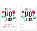 Andaz Press Christmas Holiday Season Classic Gift Tags, Ho Ho Ho! Merry Christmas to from Classic Favor Tags, for Holiday Events, Parties, and Favors, 60-Pack