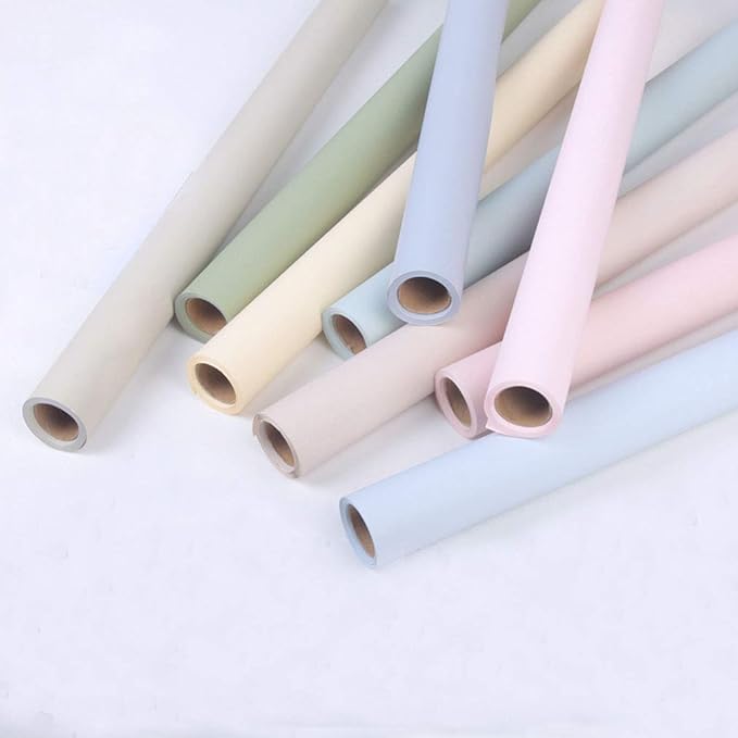 FWSA WRAPS Flower Wrapping Paper Roll Korean Floral Bouquet Packing Supplies Waterproof Fresh Flowers Gift Packaging Marterials (COLOR 2)