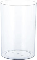 Acrylic Vase for Centerpieces, 7.9" x11.8" Clear Wide Mouth Flower Vase Cylinder Vases Round Plastic Vases for Home, Wedding Party, Decor, Flowers