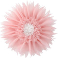Cute Pink Flower Pillow Decorative Round Throw Pillows Handmade 3D Daisy Floral Accent Pillowcases Soft Cushion for Bed Couch Chair Car Bedroom Living Room Home Decor Unique Gifts 12 Inch