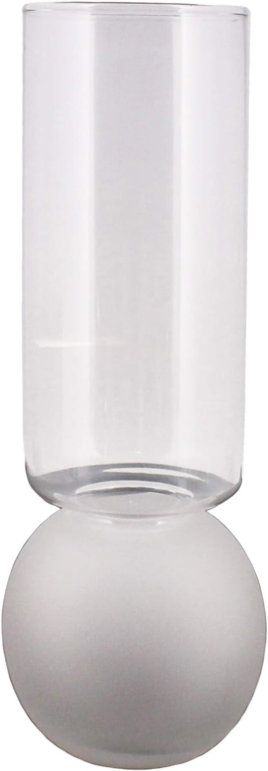 HomArt 8184-1 Bulb Vase, 11.25-inch Height, Frost