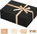 LIFELUM Green Gift Box 14"x8.5"x4.5" Christmas Gift Boxes with Lids for Presents for Anniversary Wedding Proposal Birthday Gift boxes with Shredded Filler Card Ribbon