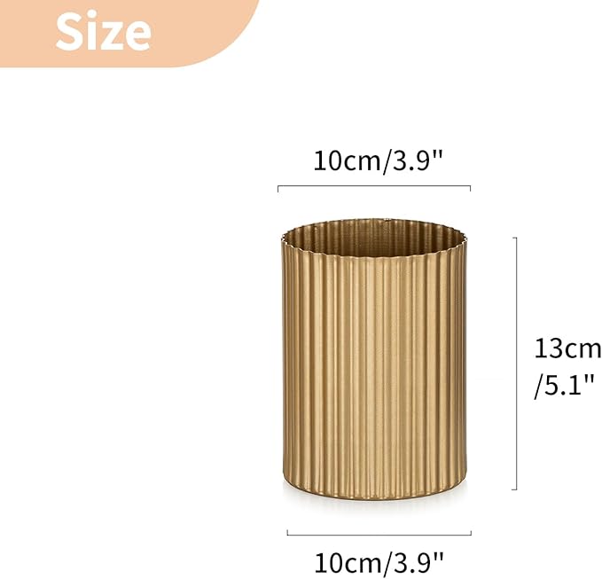 NUPTIO Gold Vases for Centerpieces Wedding: 2 Pcs 5.1 inch Metal Flower Vase Flowers Stand Wedding Centerpieces for Tables Centerpiece Table Decorations