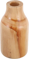 Rustic Pine Wood Vase for Dried Flowers Handmade Decorative Farmhouse Flower Container for Home and Office Natural Wooden Table Vase for Modern Floral Arrangements and DIY Bouquets