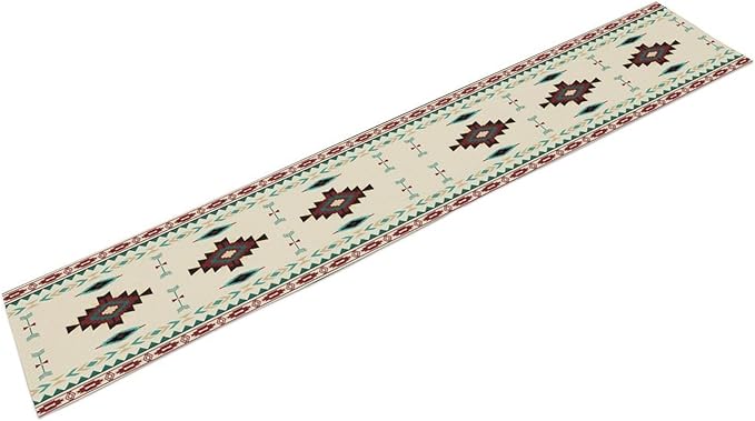 Aztec Table Runner Southwestern Native Vintage Geometric Pattern Table Runner Retro Country Table Dinner Decoration 13x70 Inch