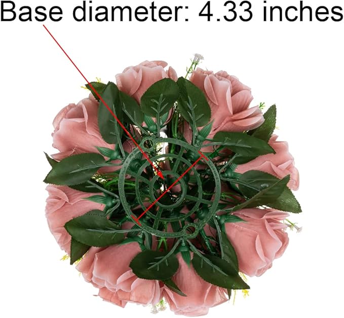 Flower Centerpieces for Wedding Tables: Wedding Table Decorations Dusty Rose Flower Balls Centerpieces for Engagement Cerebration Party Center Pieces 10 Packs