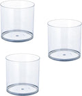3 Pack Clear Acrylic Vase for Centerpieces 5.9x5.9 Inch Cylinder Wide Mouth Vase for Flowers, Home Decorative, Office, Wedding Party