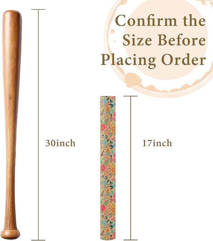 MAYPLUSS Colorful Floral Kraft Wrapping Paper Roll - 17Inch x 33Feet - Garden Boho Floral Gift Wrap Paper Spring Summer Blooms Sheet for Wedding, Bridal Shower, Birthday and Engagement
