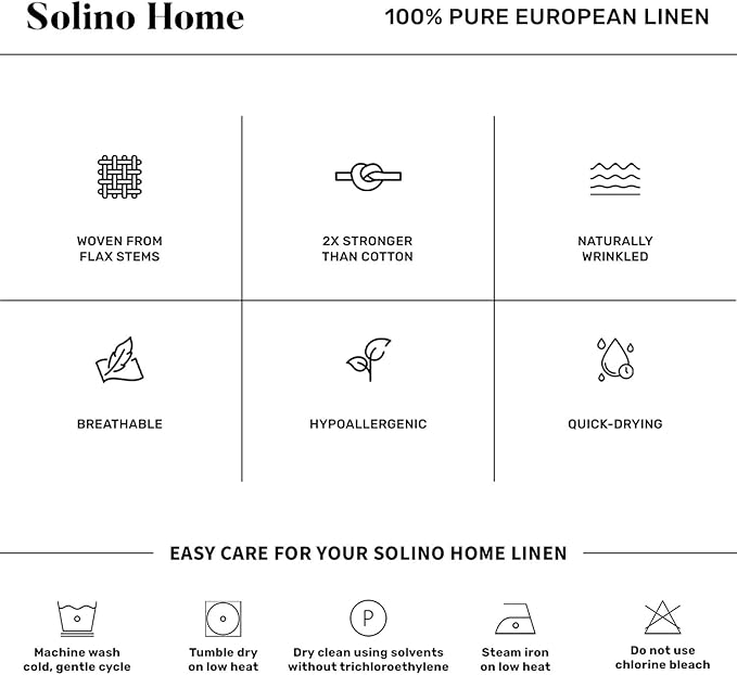 Solino Home 100% Pure Linen Christmas Table Runner 144 Inches Long - Red/White Table Runner 14 x 144 Inch - Handcrafted and Machine Washable - Winter Forest Print