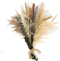 Dried Flowers Bouquet,Pampas Grass for Boho Decor,Rustic Farmhouse Flower for Bohemian Home,Bedroom,Living Room,Wedding Table Centerpieces(Bouquet A)