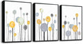 Black Framed Wall Art For Living Room Bedroom Wall Hanging Decor Office Decor Abstract Watercolor Painting Flowers Wall Pictures Kitchen Wall Decoration Artwork Home Decor 3 Piece Framed Art Prints
