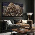 LEVERUP Animal Pictures Wall Printing Posters Flower Canvas Wall Art Spring Pictures Wall Decor for Living Room Bedroom Office Easy to Hang 24×36 Inches