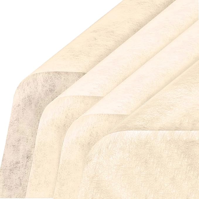 4 Packs 160 Sheets Waterproof Pleated Withdrawable Flower Wrapping Paper, Korean of Cotton Non-Woven Floral Bouquet Paper, 11.4" x 11.4", Gift Packaging for Flower Shops and DIY Fresh Flowers (Beige)
