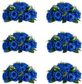 Flower Centerpieces for Wedding Tables: Wedding Table Decorations Royal Blue Flower Balls Centerpieces for Engagement Cerebration Party Center Pieces 6 Packs
