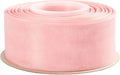 1-1/2 Inch Pink Shimmer Sheer Organza Ribbon Sheer Chiffon Ribbon 50 Yards-Roll Multiple Colors Available for Gift Wrapping Wedding Events Christmas Décor