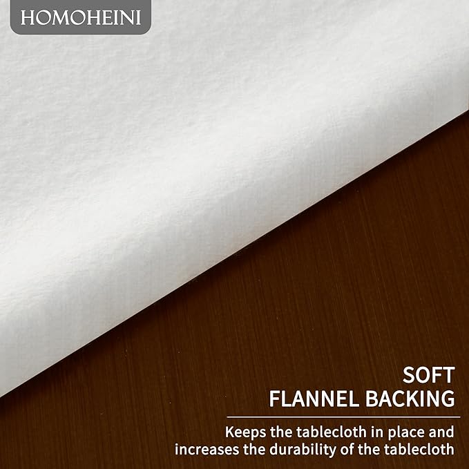 Rectangle Table Cloth,100% Waterproof Tablecloth Oil Proof Spill Proof Vinyl Table Cloth, Wipe Clean Plastic Table Cover for Dining, Camping, Indoor and Outdoor 54" x 102",Leaf