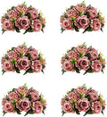 Flower Centerpieces for Wedding Tables: Wedding Table Decorations Dusty Rose Flower Balls Centerpieces for Engagement Cerebration Party Center Pieces 6 Packs