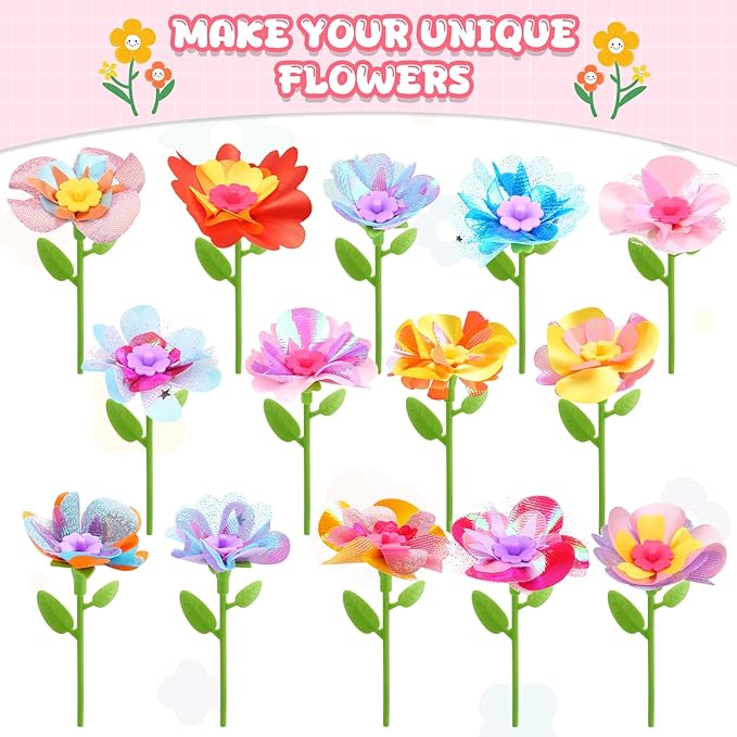 LansinLife DIY Flower Making Arts and Crafts Toys (Accessories Kit)