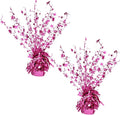 ALISSAR 2-Pack Glitter Pink Star Centerpieces-Table Decorations for Home Decor Birthday Wedding Anniversary Decor (Pink)