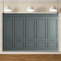 AOFOTO Vintage Room Inside Backdrop Classic French Frame Dark Grey Walls Photo Background for Wedding Bridal Shower Party Banner Home Headboard Decor Wall Photo Studio Booth Props 8x6ft