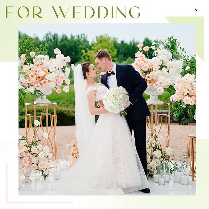 Unittype Silk Hydrangea Artificial Flowers Heads with Stems Faux Hydrangea Flowers for Wedding Centerpieces Bouquets DIY Floral Decorations for Home Indoor(White,100 Pieces)