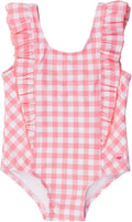 RuffleButts® Baby/Toddler Girls Ruffle Strap One Piece Swimsuit w/UPF 50+ Sun Protection