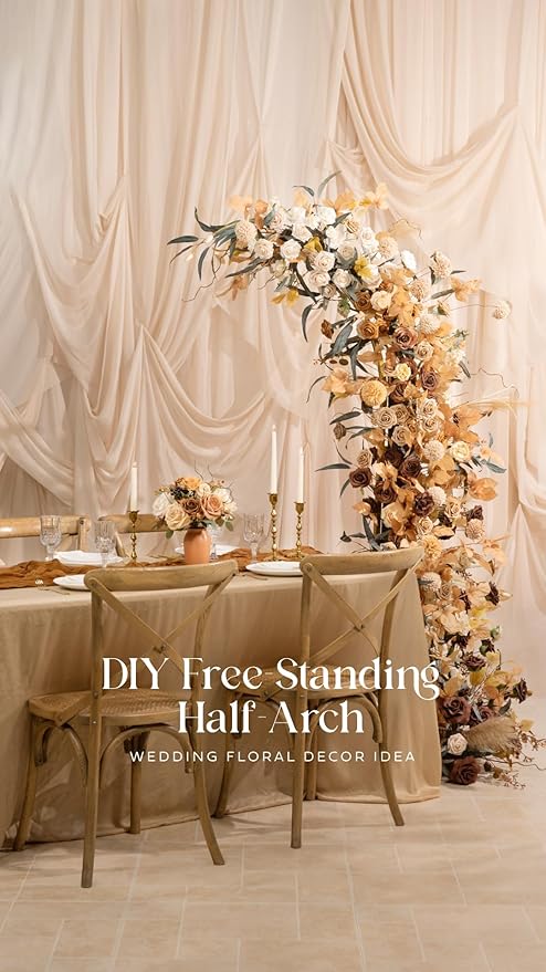 Ling's moment Artificial Flowers 25Pcs Tawny Beige Roses Decor w/Stems,3" Real Touch DIY Foam Floral for Wedding Bouquet/Centerpieces, Outdoors Party Backdrop, Room/Table, and Garden/Pot Decorations