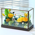 Christmas Flowers Roses Gifts for Mom,Forever Real Preserved Rose in Glass Dome,Christmas Roses Gifts for Women Grandma Wife Mother in Law