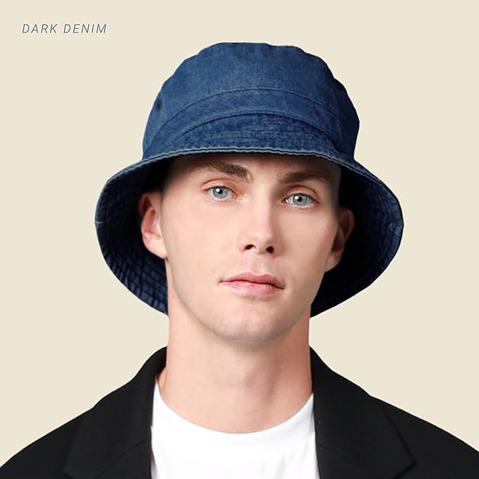 Hot Summer Bucket Hat - Trendy Cotton Sun Hat for Beach, Golf, Fishing - Fun Outdoor Vacation Boonie for Men and Women