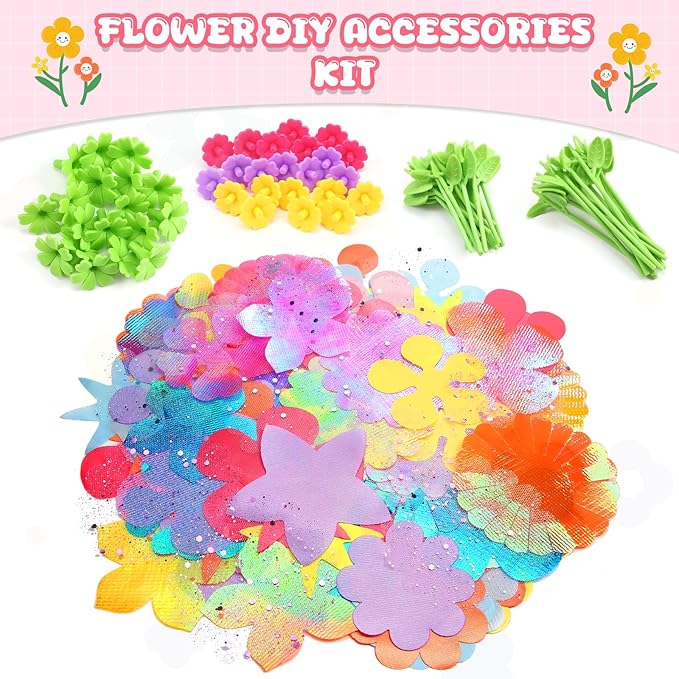 LansinLife DIY Flower Making Arts and Crafts Toys (Accessories Kit)