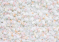 BELECO 12x10ft Fabric Flower Wall Backdrop Pink White Roses Flowers Floral Wall Background Backdrop Valentine's Day Party Engagement Newborn Baby Shower Birthday Wedding Photoshoot Studio Props