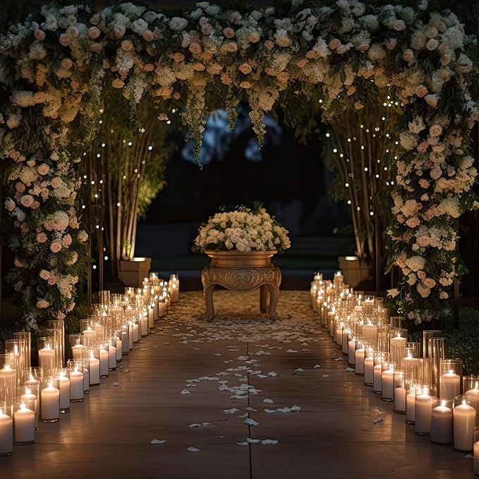 12 Pcs Cylinder Vases Set for Centerpieces, 6/8/10 Inch Tall Clear Glass Vase, Hurricane Floating Candle Holder for Wedding Table Decor, 2.5''/2.7''/3.3''' Diameter (3.3'' X 5.9'',7.9'',9.8'')