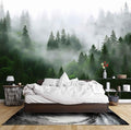 Forest Wall Murals Peel and Stick Forest murals Removable Waterproof Large Wallpaper for Living Room Bedroom (Color-3, 118×82 inch)