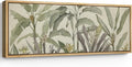 SIGNFORD Large Framed Canvas Print Wall Art Tropical Corn Plant Botanical Illustrations Modern Art Calm Warm for Living Room, Bedroom, Office - 60"x20"