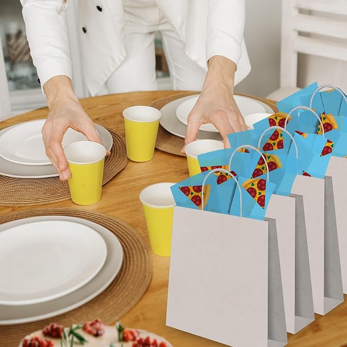 Pizza Printed Tissue Paper for Gift Bags or Boxes and Wrapping - Food Bulk Decorative Art Tissue Paper for Packaging and Gifting | 24 Sheets 20" x 30"