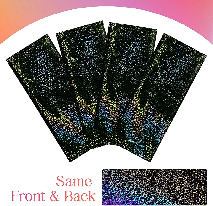 6 Pcs Black Holographic Laser Tablecloths Iridescence Shiny Table Covers 40" x 108" Foil Rectangle Table cloths for Halloween Baby Shower Undersea Ocean Birthday Party Winner Wedding Party Décor