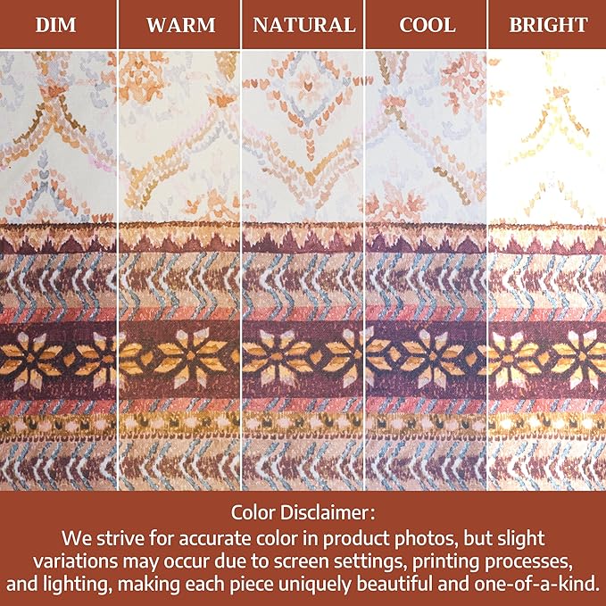 Maison d' Hermine Table Runner 100% Cotton Single Layer Table Runners 72 inches Long for Thanksgiving Christmas Decorations Home Kitchen Dining Party Wedding (Fair Isle, 14.5" x 72")