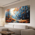 TAIJXAGSG Canvas Wall Art Decor Modern Botanical Wall Art Prints Art Work For Wall Decor Forest Wall Art Pictures For Living Room Nature Landscape Wall Art Decorations Bedroom Office Decor 20"X 40"